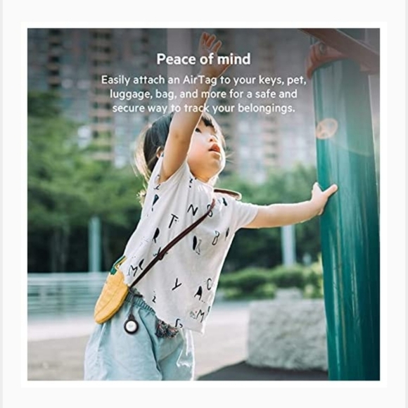 New Belkin AirTag Case with Strap, Secure Holder Protective Cover - Black NIB - Picture 7 of 9